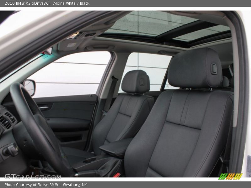 Alpine White / Black 2010 BMW X3 xDrive30i