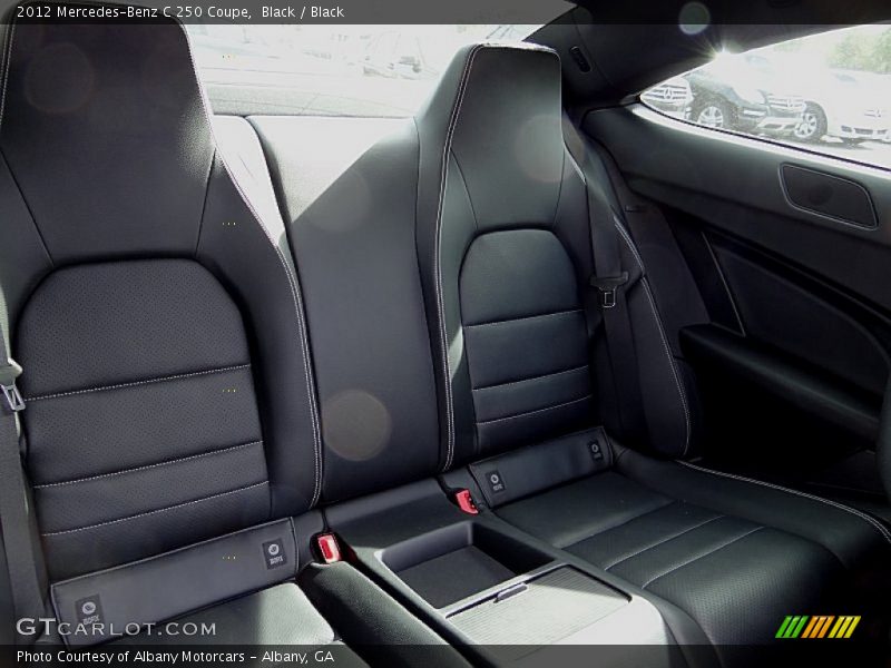 Black / Black 2012 Mercedes-Benz C 250 Coupe