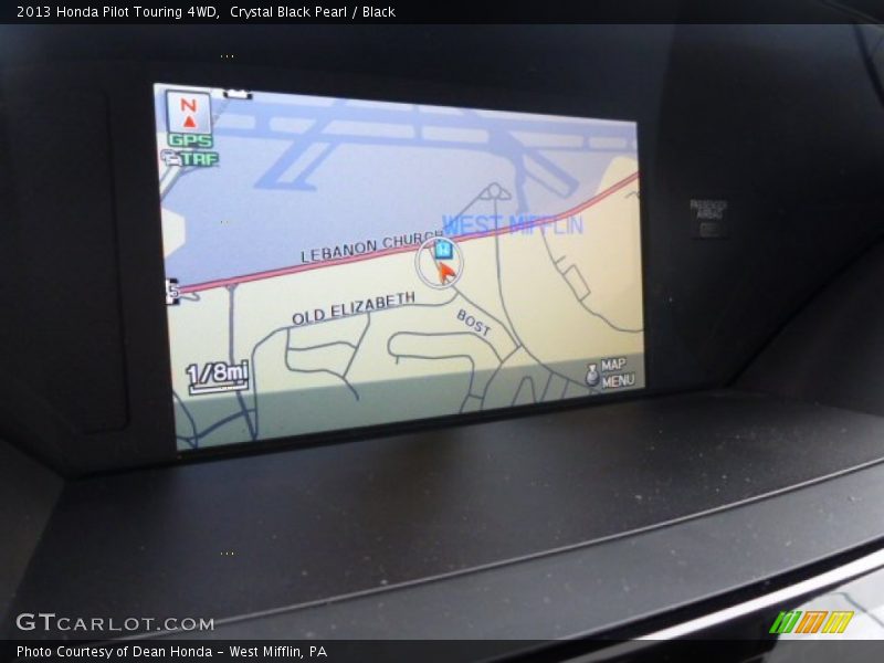 Crystal Black Pearl / Black 2013 Honda Pilot Touring 4WD