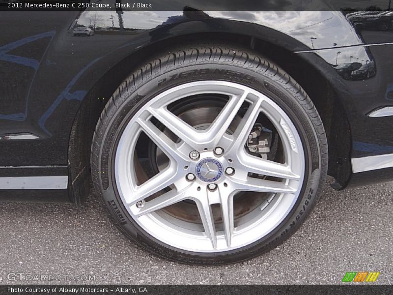 Black / Black 2012 Mercedes-Benz C 250 Coupe