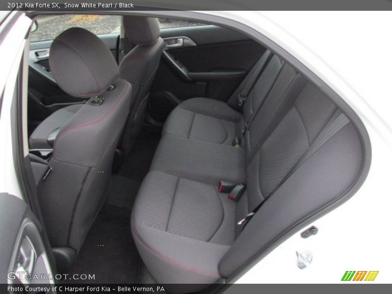 Snow White Pearl / Black 2012 Kia Forte SX