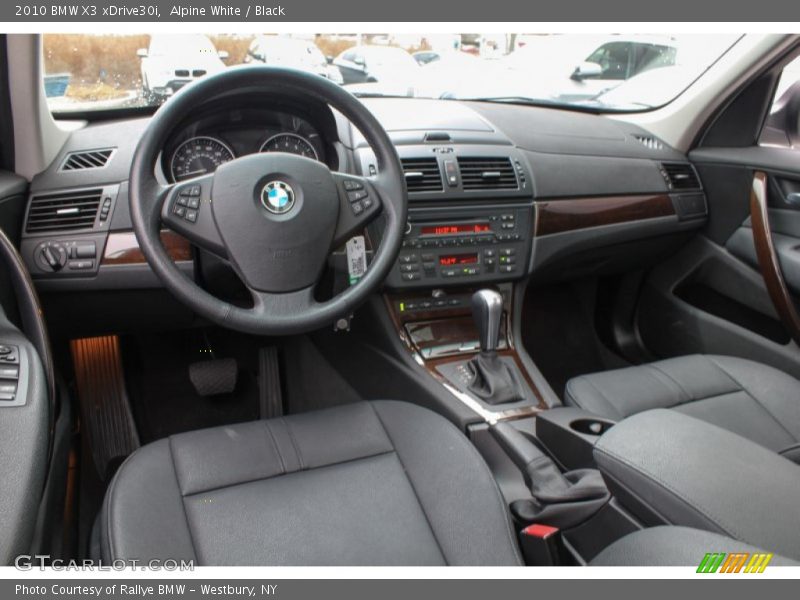 Alpine White / Black 2010 BMW X3 xDrive30i