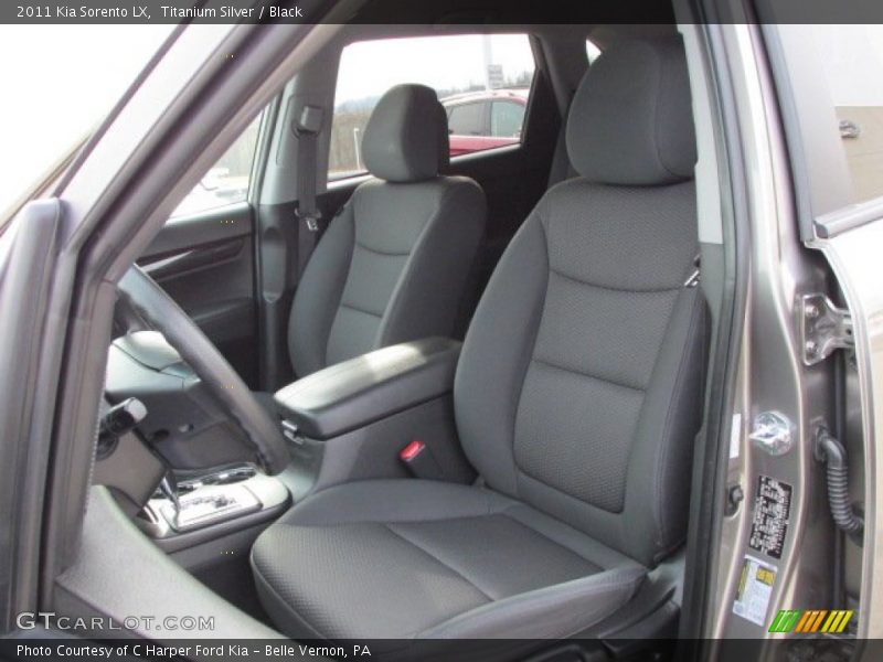 Titanium Silver / Black 2011 Kia Sorento LX