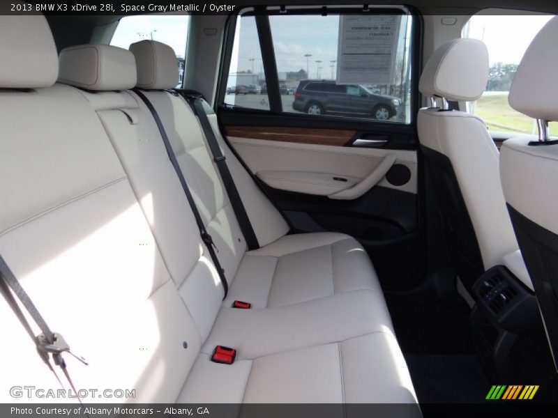 Rear Seat of 2013 X3 xDrive 28i