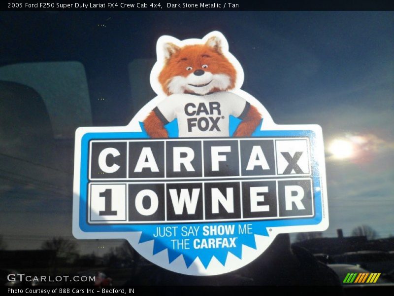 Dark Stone Metallic / Tan 2005 Ford F250 Super Duty Lariat FX4 Crew Cab 4x4