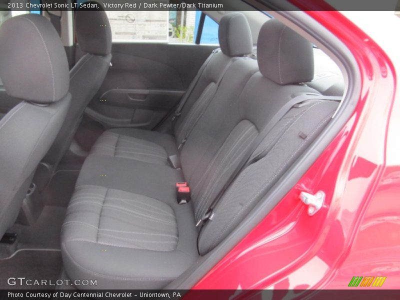 Victory Red / Dark Pewter/Dark Titanium 2013 Chevrolet Sonic LT Sedan