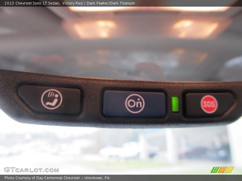 Victory Red / Dark Pewter/Dark Titanium 2013 Chevrolet Sonic LT Sedan