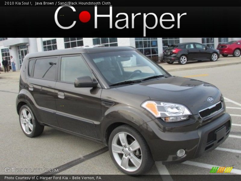 Java Brown / Sand/Black Houndstooth Cloth 2010 Kia Soul !