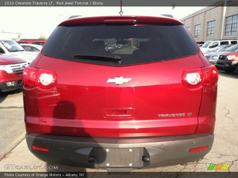 Red Jewel Tintcoat / Ebony 2010 Chevrolet Traverse LT