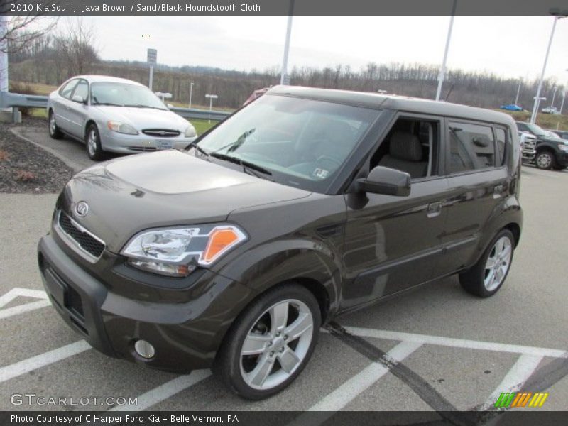 Java Brown / Sand/Black Houndstooth Cloth 2010 Kia Soul !