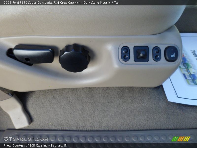 Dark Stone Metallic / Tan 2005 Ford F250 Super Duty Lariat FX4 Crew Cab 4x4