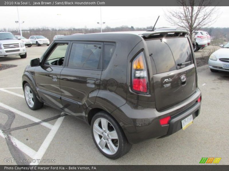 Java Brown / Sand/Black Houndstooth Cloth 2010 Kia Soul !