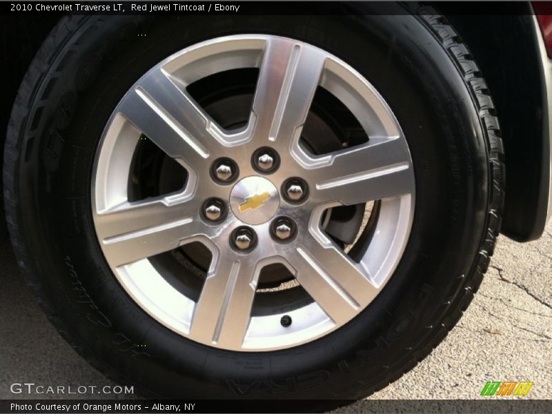 Red Jewel Tintcoat / Ebony 2010 Chevrolet Traverse LT
