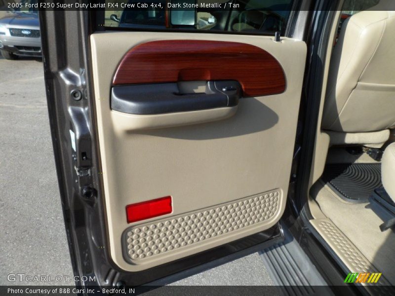 Dark Stone Metallic / Tan 2005 Ford F250 Super Duty Lariat FX4 Crew Cab 4x4