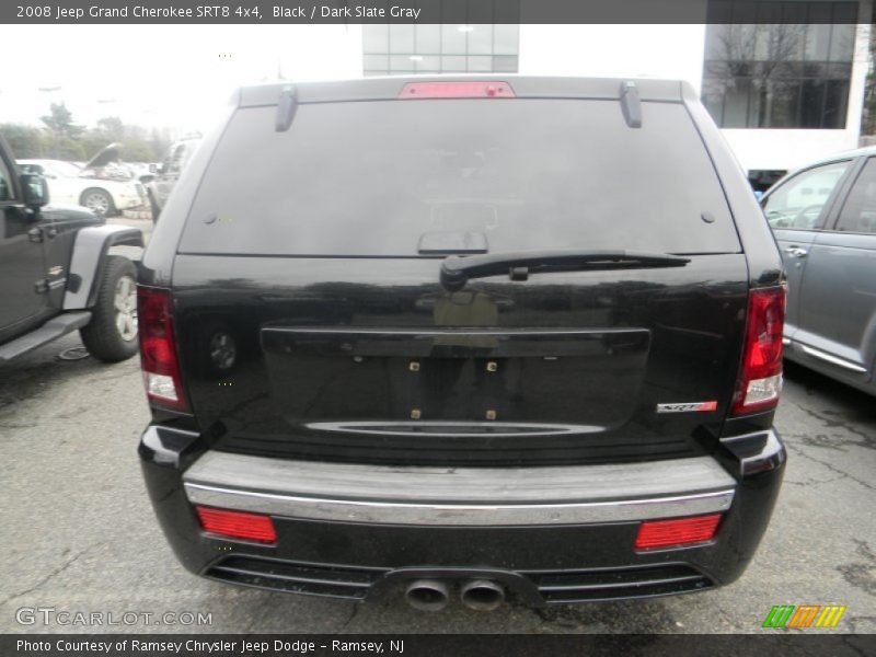 Black / Dark Slate Gray 2008 Jeep Grand Cherokee SRT8 4x4