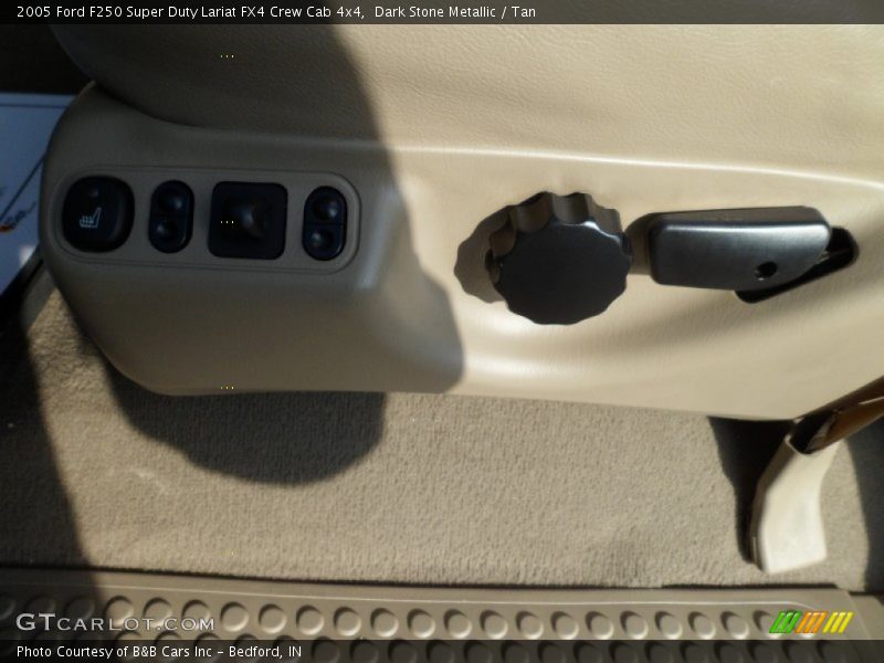 Dark Stone Metallic / Tan 2005 Ford F250 Super Duty Lariat FX4 Crew Cab 4x4