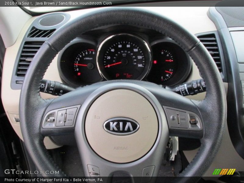 Java Brown / Sand/Black Houndstooth Cloth 2010 Kia Soul !