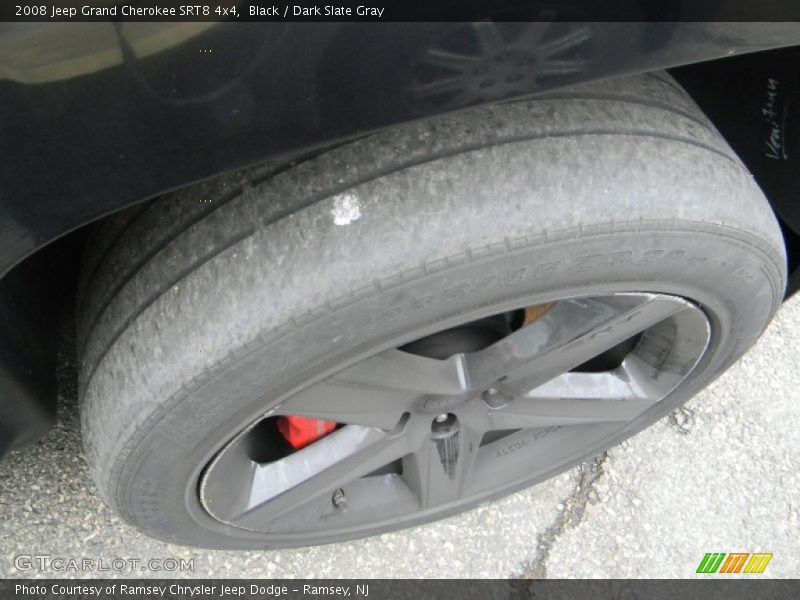 Black / Dark Slate Gray 2008 Jeep Grand Cherokee SRT8 4x4