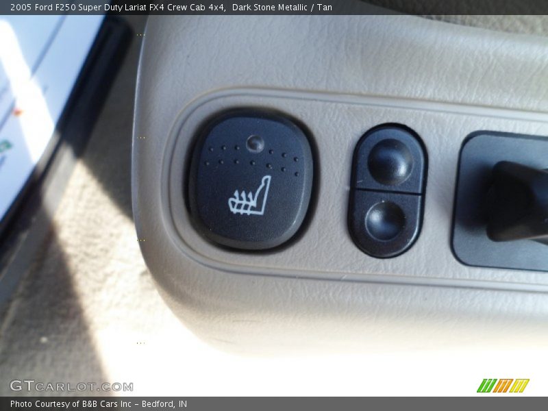 Dark Stone Metallic / Tan 2005 Ford F250 Super Duty Lariat FX4 Crew Cab 4x4