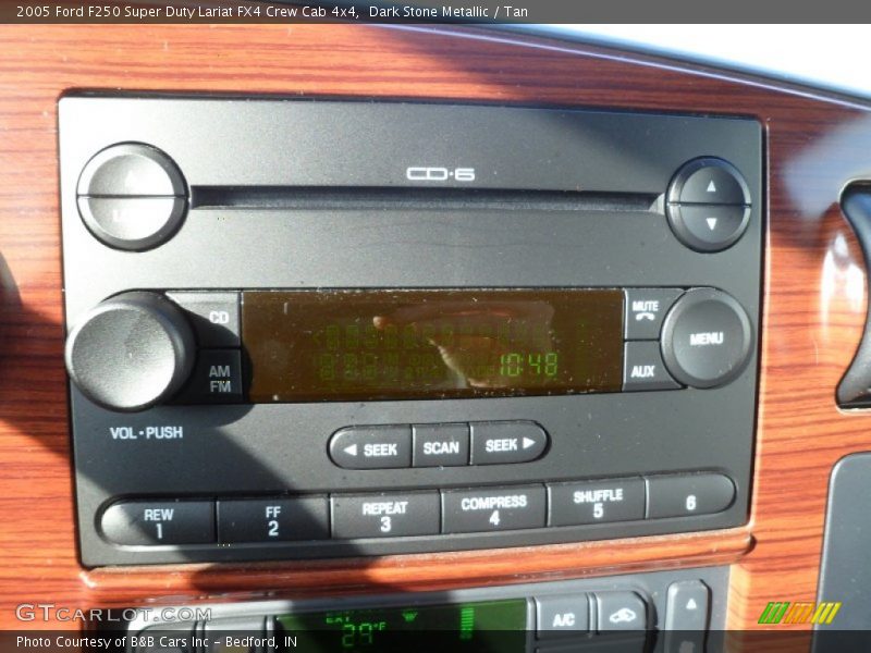 Dark Stone Metallic / Tan 2005 Ford F250 Super Duty Lariat FX4 Crew Cab 4x4