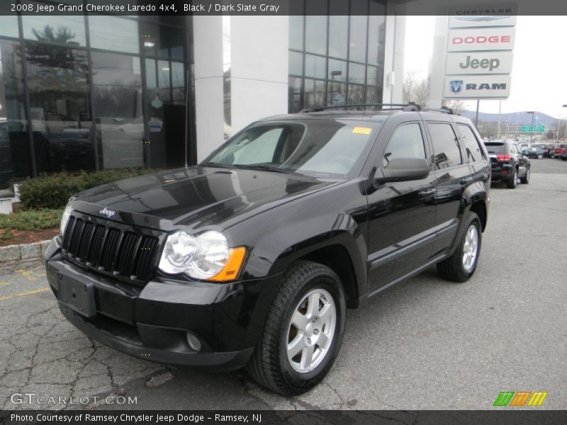 Black / Dark Slate Gray 2008 Jeep Grand Cherokee Laredo 4x4