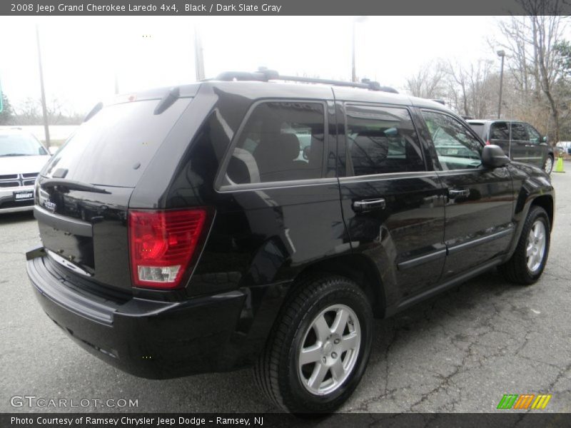Black / Dark Slate Gray 2008 Jeep Grand Cherokee Laredo 4x4
