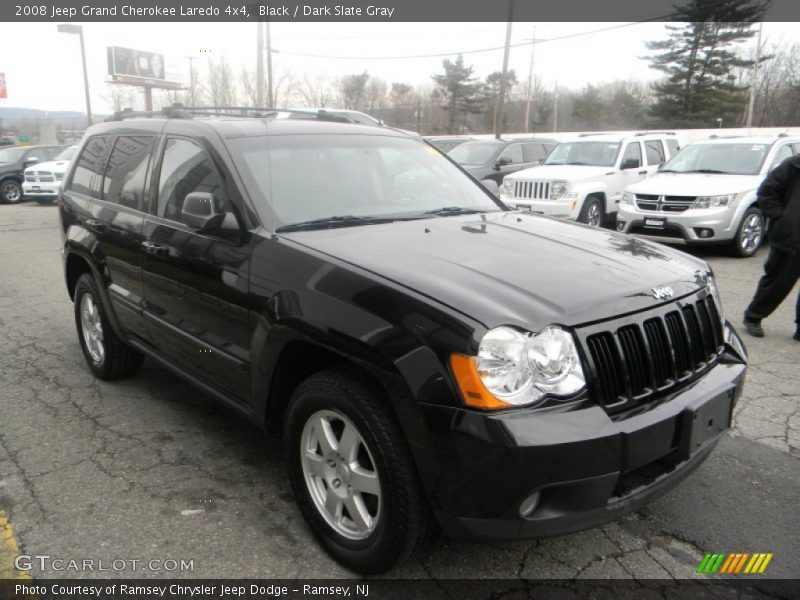 Black / Dark Slate Gray 2008 Jeep Grand Cherokee Laredo 4x4