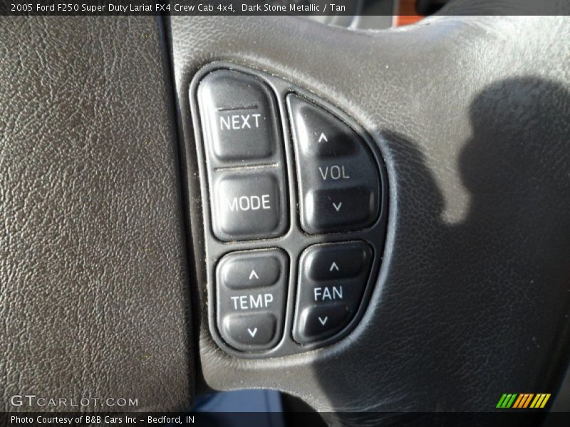 Dark Stone Metallic / Tan 2005 Ford F250 Super Duty Lariat FX4 Crew Cab 4x4