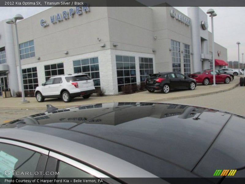 Titanium Silver / Black 2012 Kia Optima SX