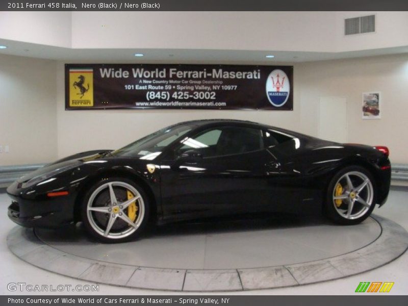 Nero (Black) / Nero (Black) 2011 Ferrari 458 Italia