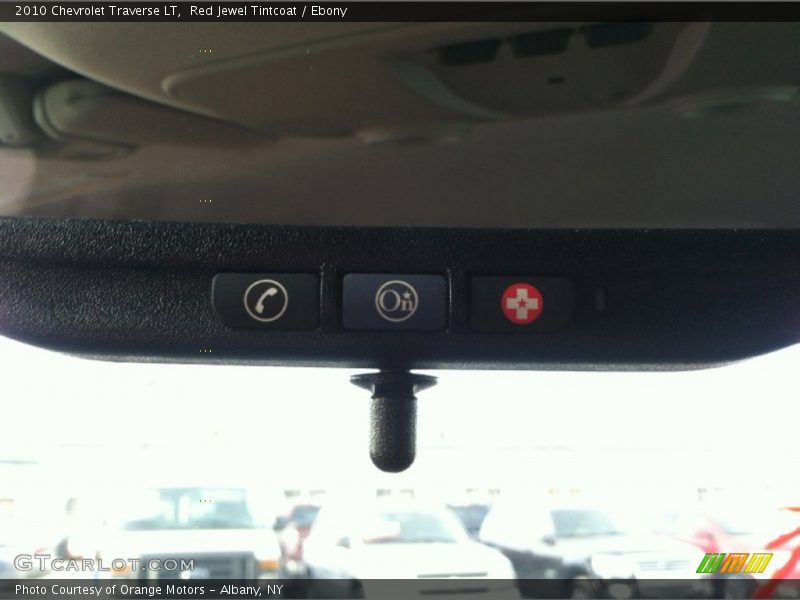 Red Jewel Tintcoat / Ebony 2010 Chevrolet Traverse LT