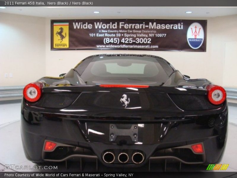 Nero (Black) / Nero (Black) 2011 Ferrari 458 Italia