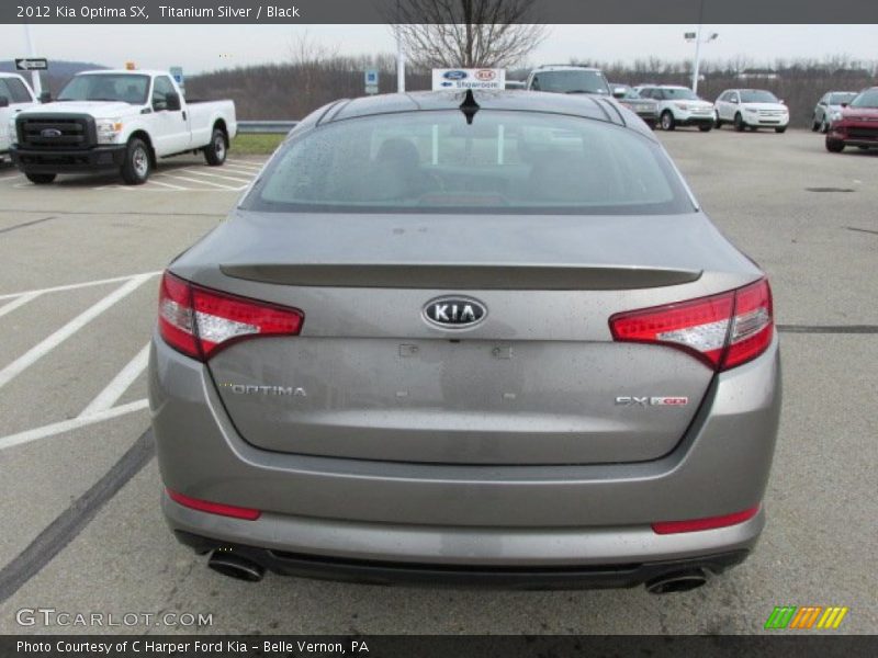 Titanium Silver / Black 2012 Kia Optima SX