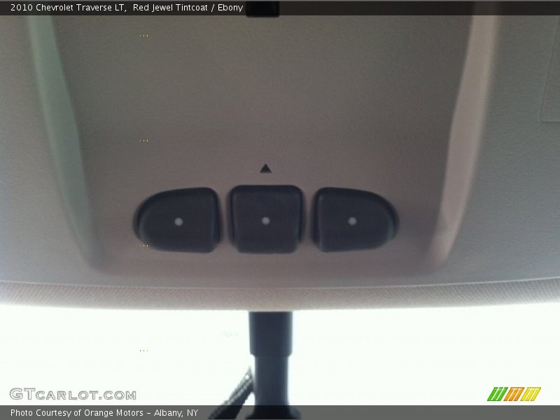 Red Jewel Tintcoat / Ebony 2010 Chevrolet Traverse LT