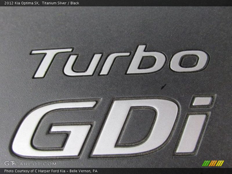 Titanium Silver / Black 2012 Kia Optima SX