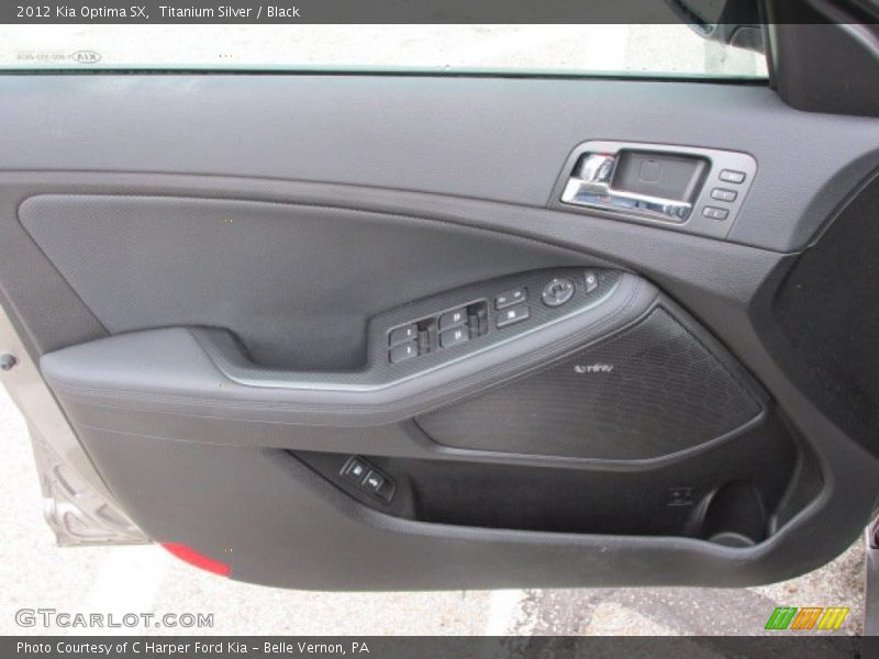 Titanium Silver / Black 2012 Kia Optima SX