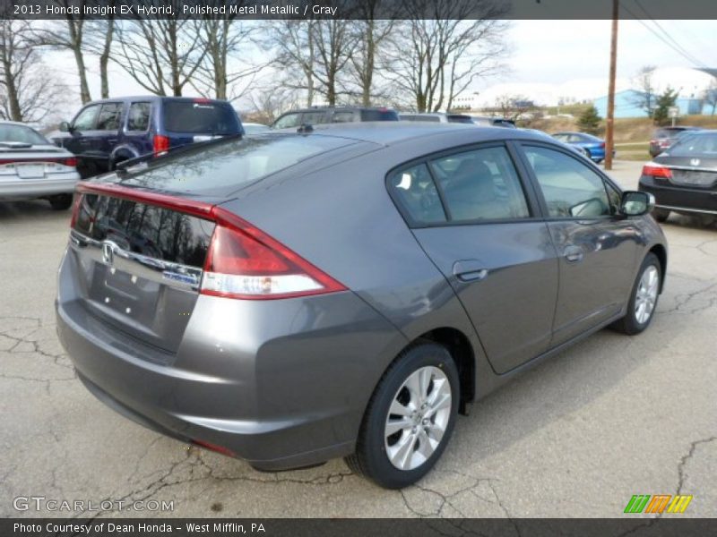 Polished Metal Metallic / Gray 2013 Honda Insight EX Hybrid