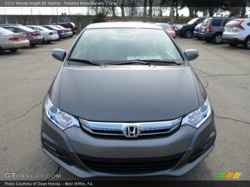 Polished Metal Metallic / Gray 2013 Honda Insight EX Hybrid