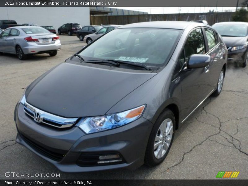Polished Metal Metallic / Gray 2013 Honda Insight EX Hybrid