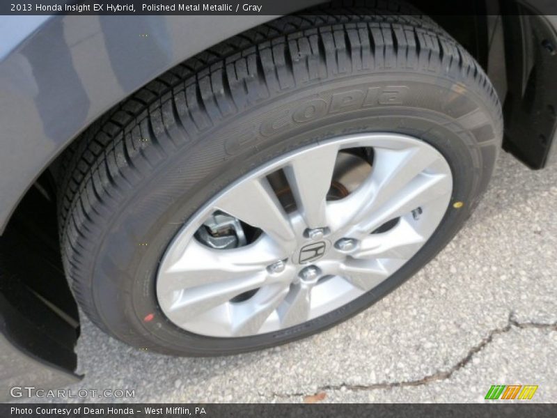 Polished Metal Metallic / Gray 2013 Honda Insight EX Hybrid