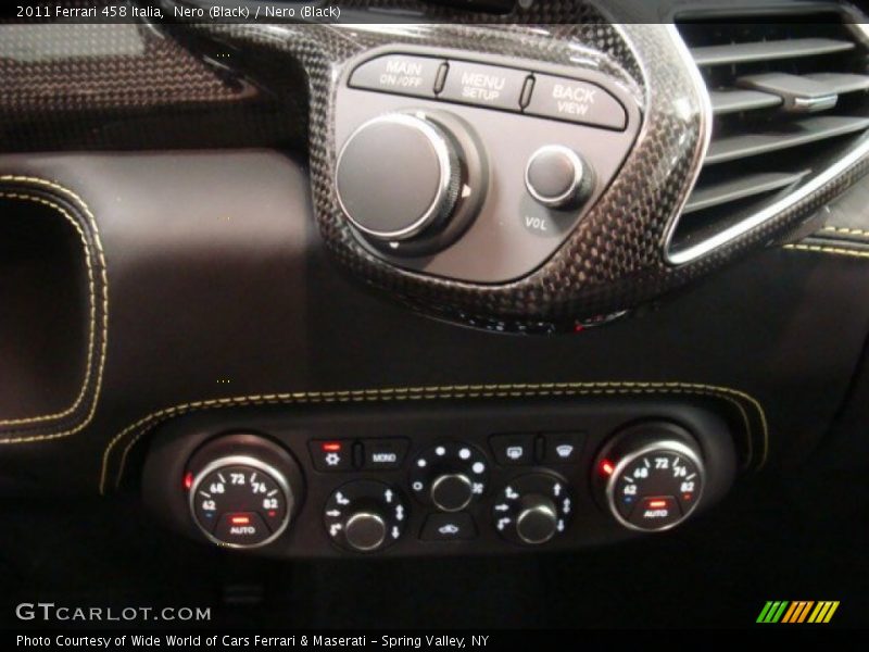 Controls of 2011 458 Italia