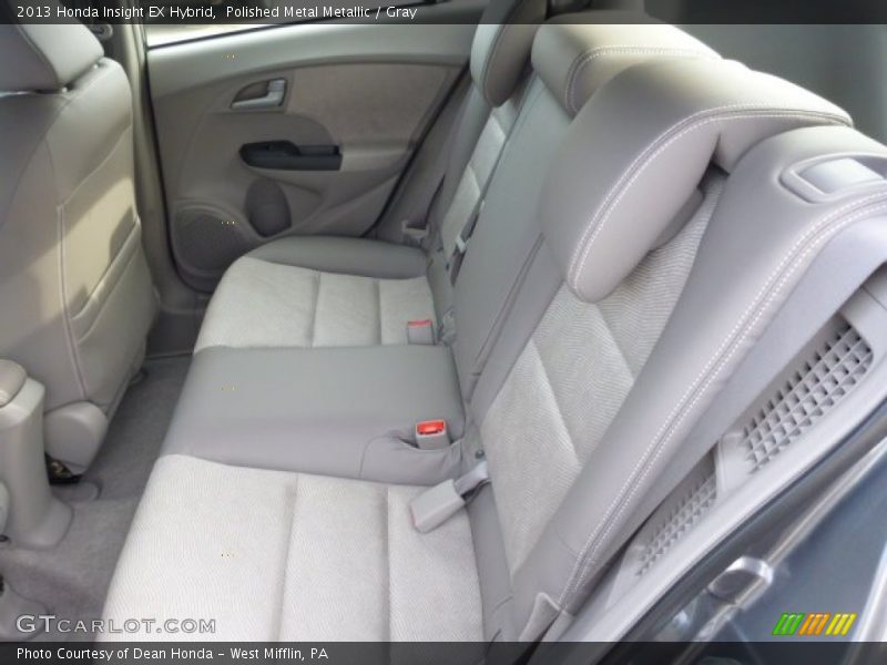 Rear Seat of 2013 Insight EX Hybrid