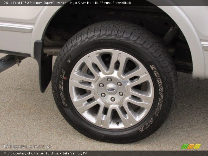 Ingot Silver Metallic / Sienna Brown/Black 2011 Ford F150 Platinum SuperCrew 4x4
