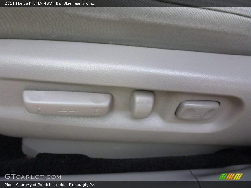 Bali Blue Pearl / Gray 2011 Honda Pilot EX 4WD