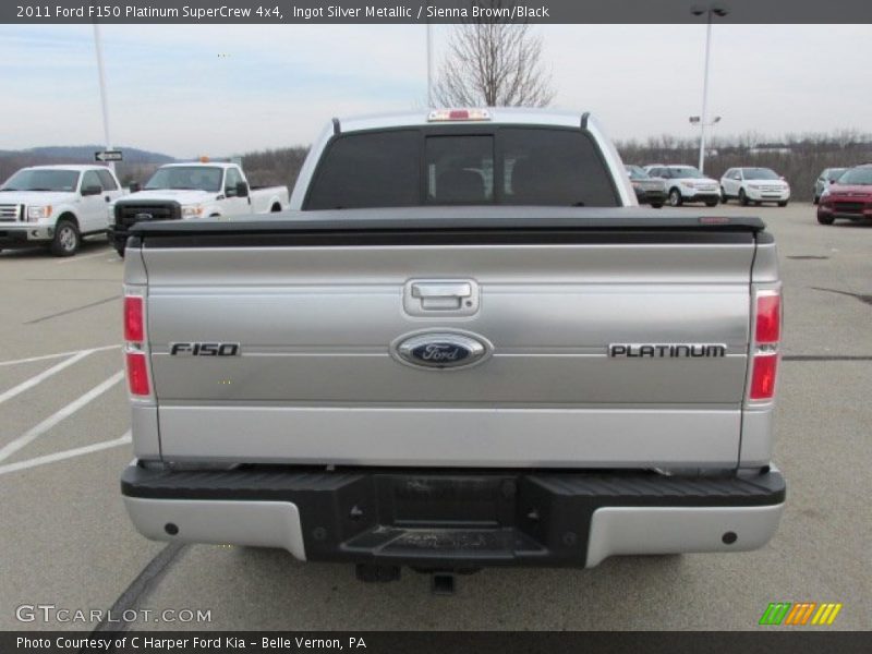 Ingot Silver Metallic / Sienna Brown/Black 2011 Ford F150 Platinum SuperCrew 4x4
