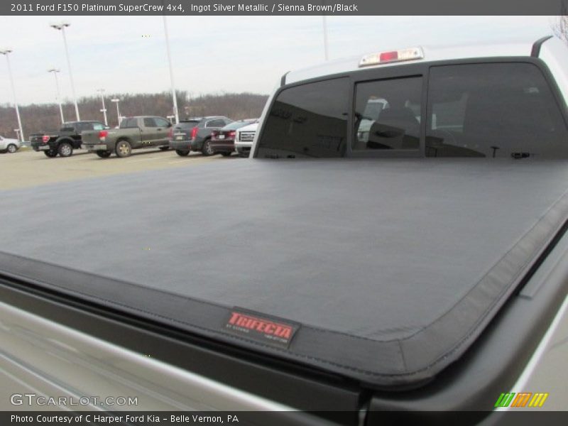 Ingot Silver Metallic / Sienna Brown/Black 2011 Ford F150 Platinum SuperCrew 4x4