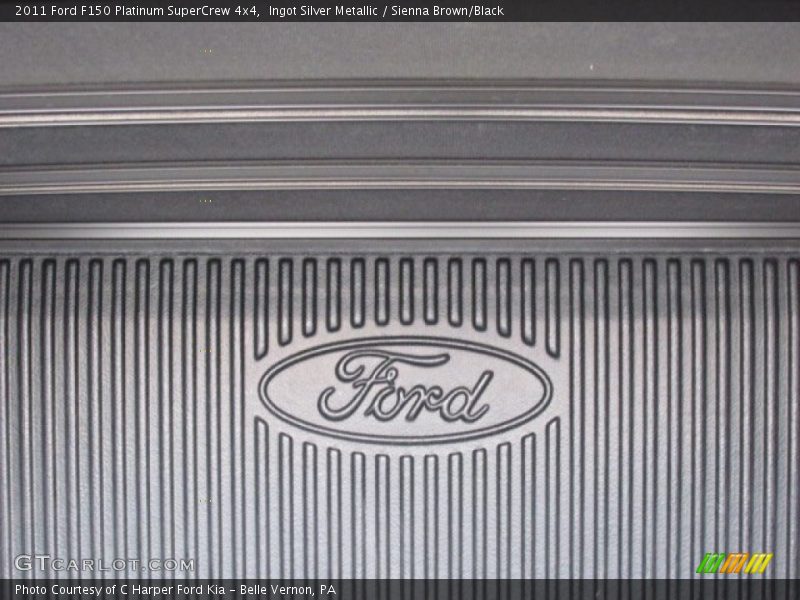 Ingot Silver Metallic / Sienna Brown/Black 2011 Ford F150 Platinum SuperCrew 4x4