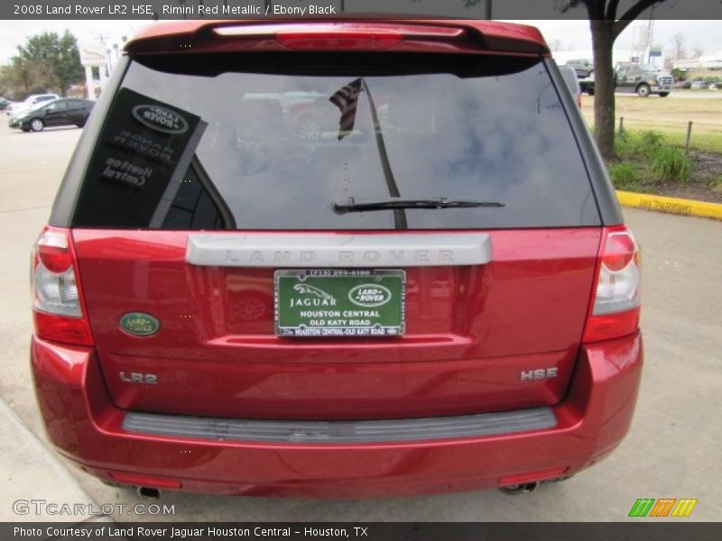 Rimini Red Metallic / Ebony Black 2008 Land Rover LR2 HSE