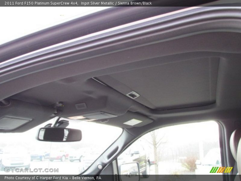 Ingot Silver Metallic / Sienna Brown/Black 2011 Ford F150 Platinum SuperCrew 4x4