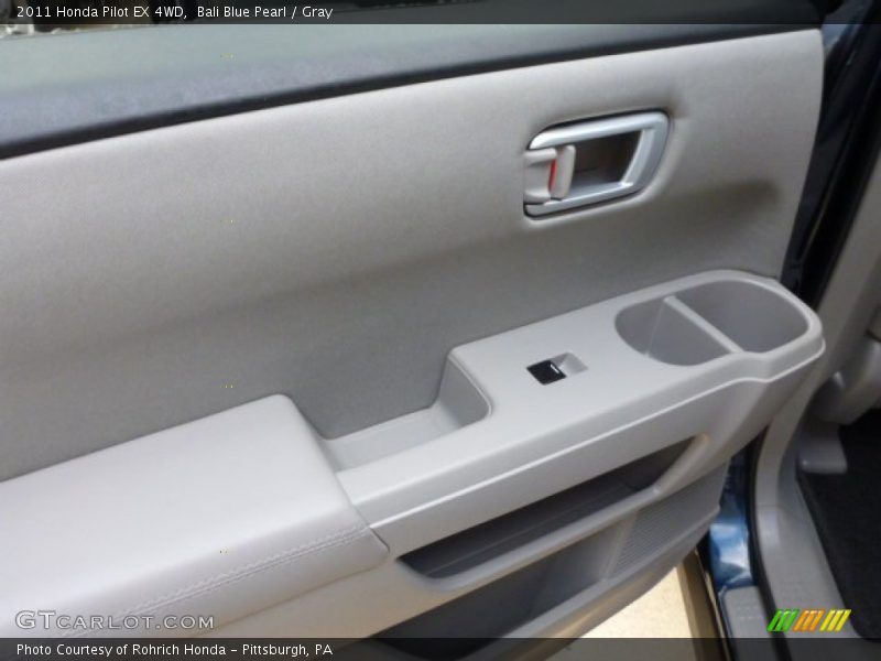 Bali Blue Pearl / Gray 2011 Honda Pilot EX 4WD